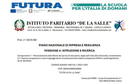Graduatoria reclutamento personale interno - De la Salle Benevento