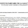 Avvio dell'Anno Scolastico 2026-2027 – Comunicazione alle Famiglie